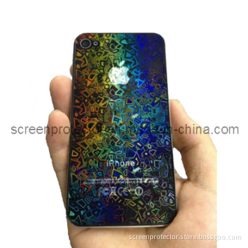 3D Fragment Design Screen Protector for iPhone 4 Front and Back